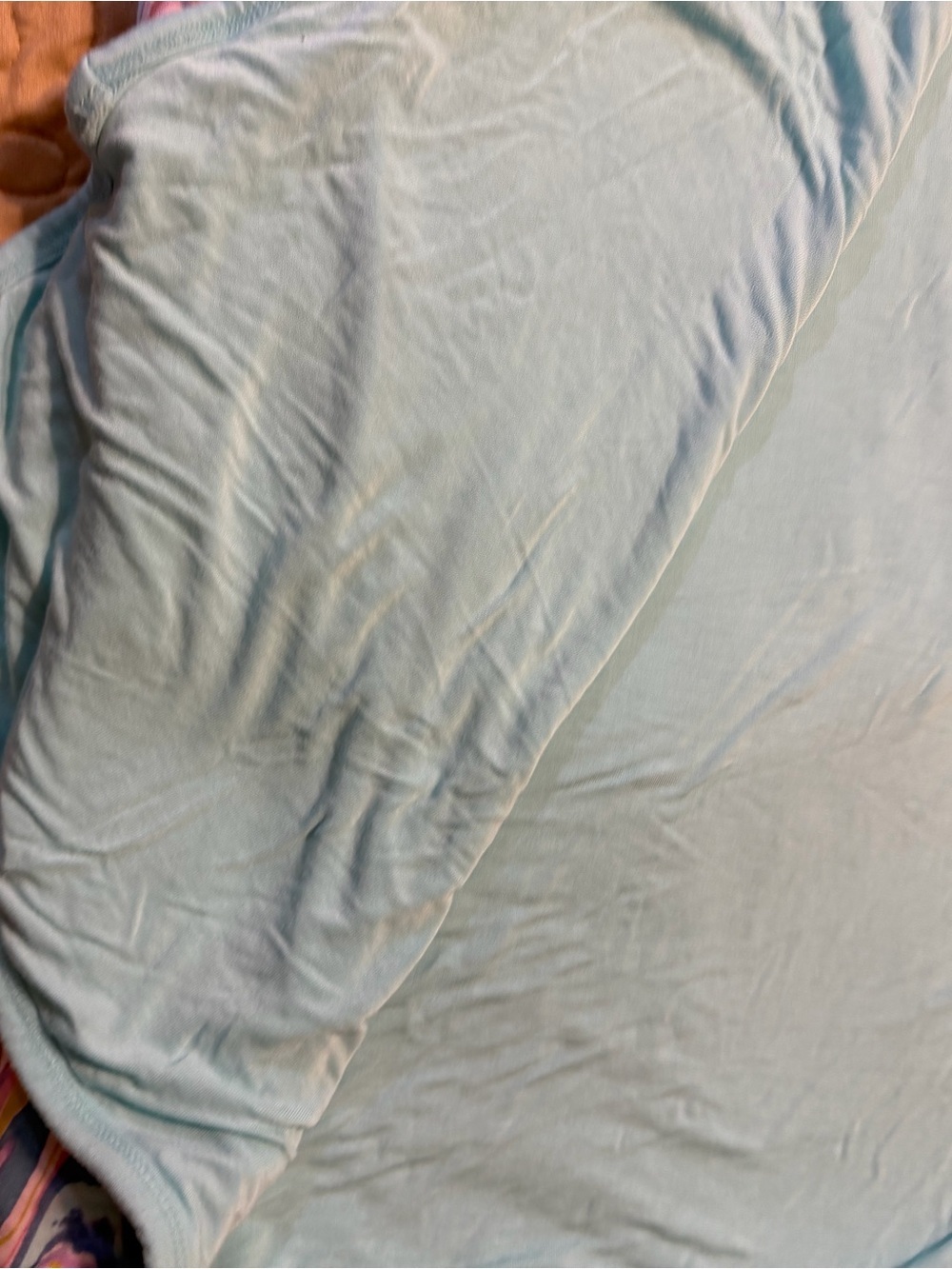 Little Sleepies Reversible Pastel Marble Swirl Throw Blanket - Picture 3 of 4
